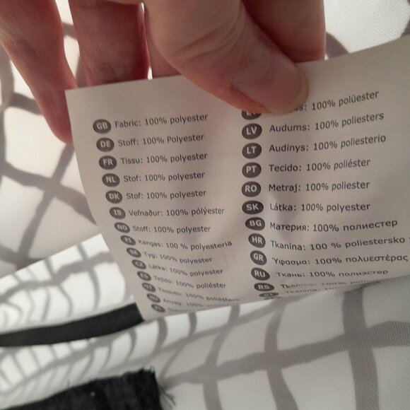 IKEA KNALLA Shopping bag on wheels, black white - Picture 13 of 16